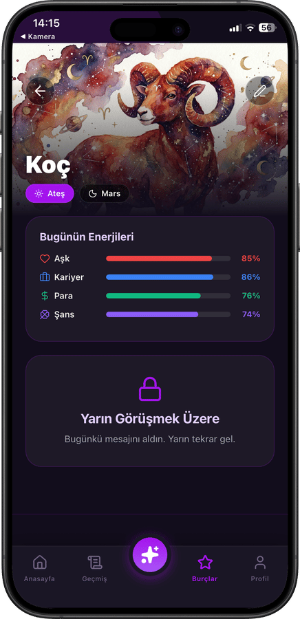 Mystiq Koç burcu: bugünün aşk, kariyer, para ve şans enerjileri