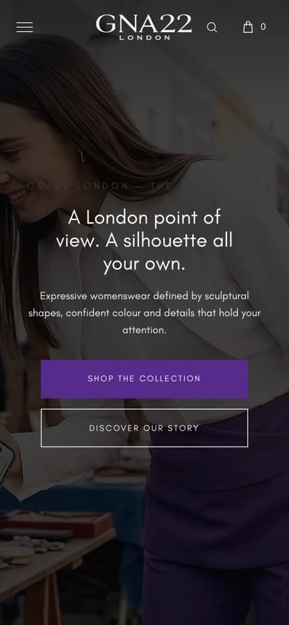 GNA22 London mobil görünüm